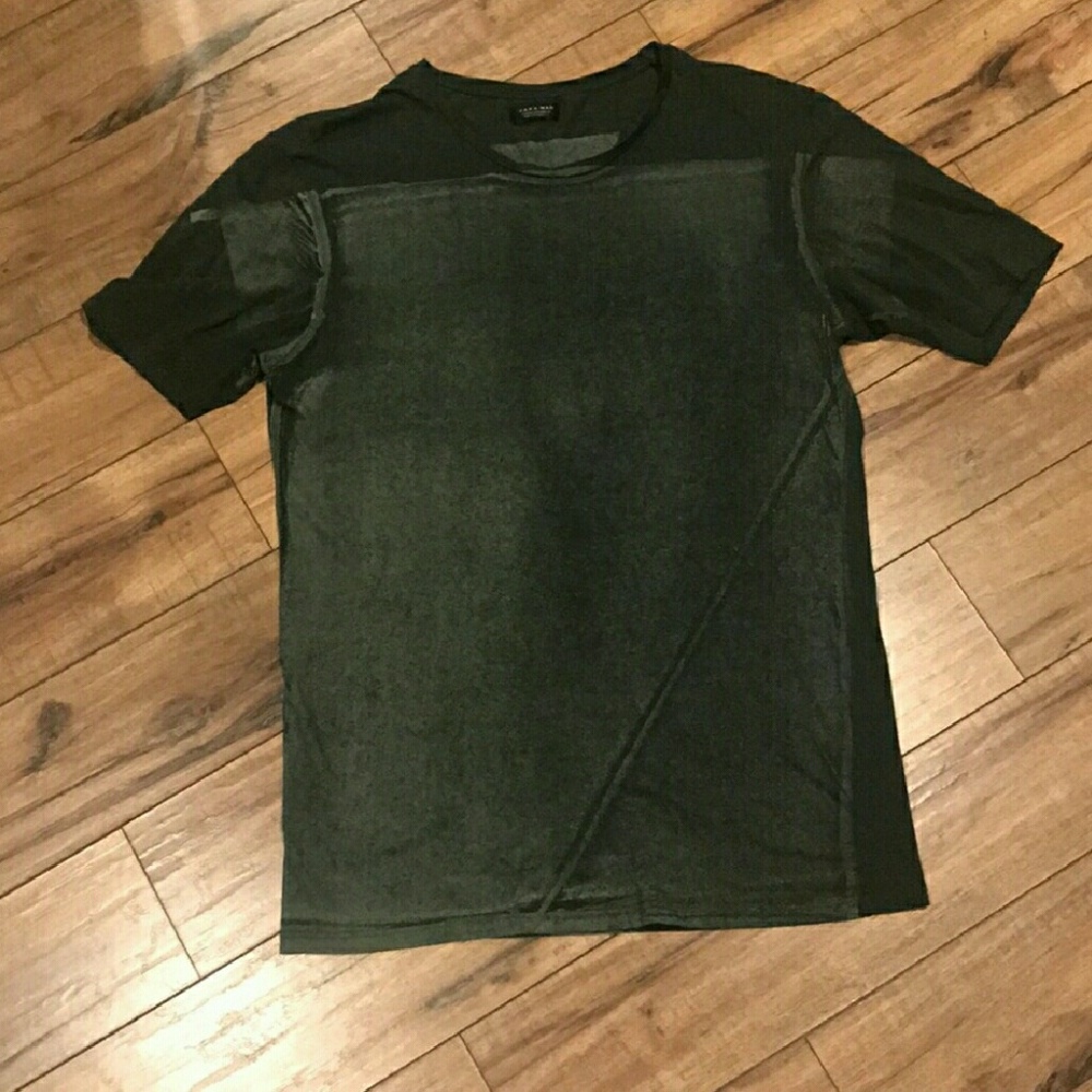 Olive Zara T shirt Mens Size Large
